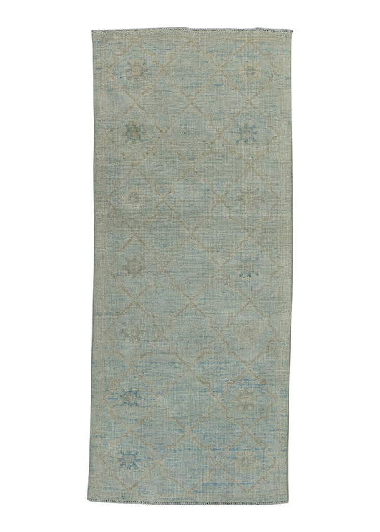 Turkish Oushak Rug 3' x 7' #17839