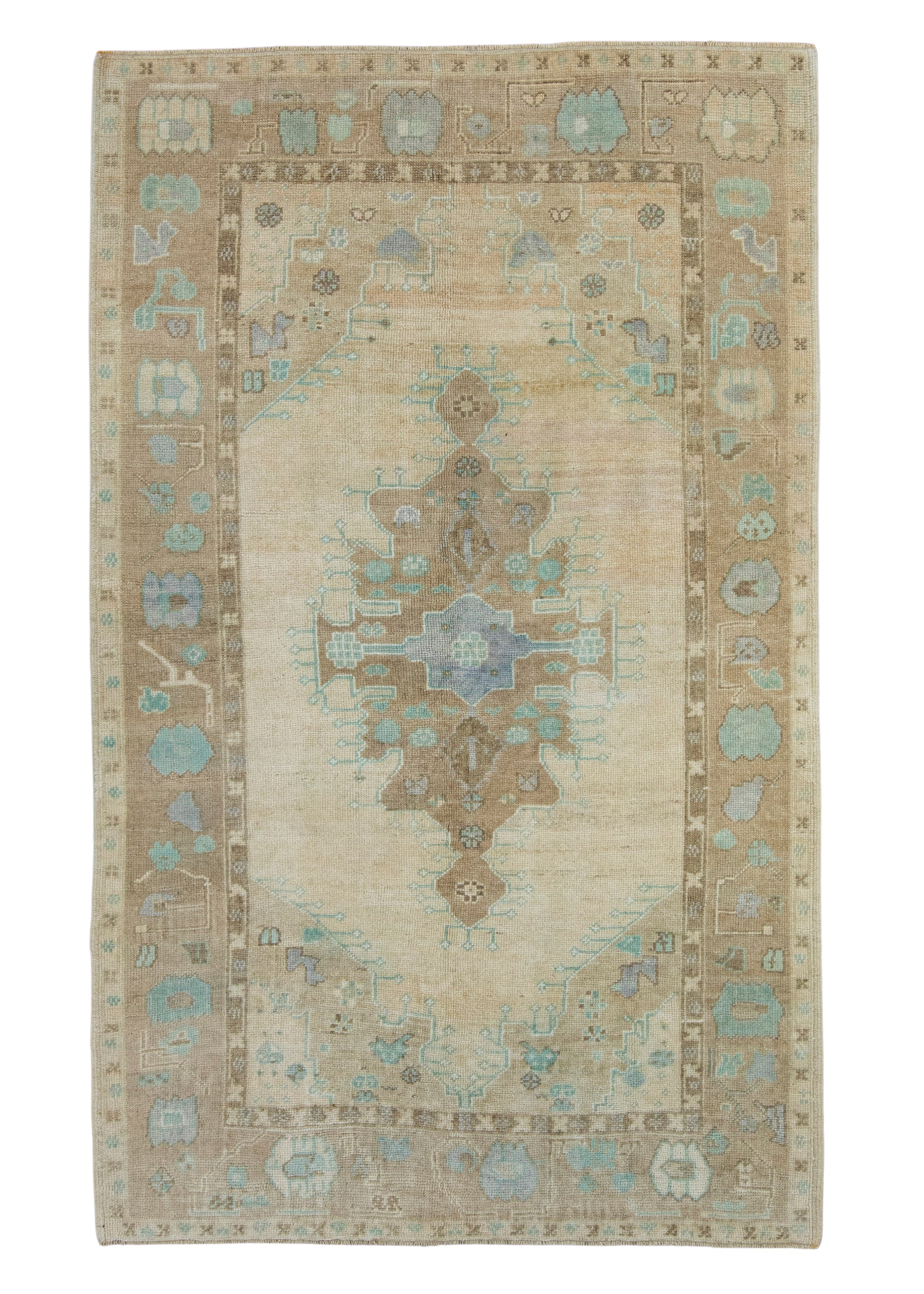 Turkish Vintage Rug 4'8" x 7'7" #17503