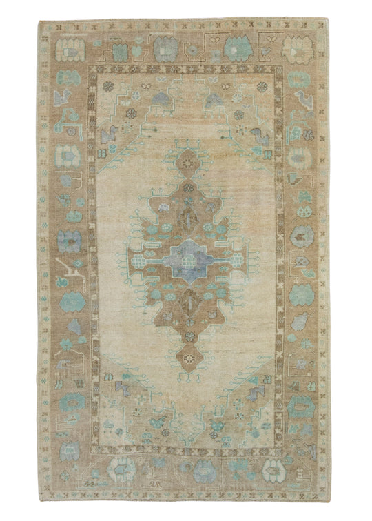 Turkish Vintage Rug 4'8" x 7'7" #17503