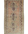 Turkish Mini Rug Oriental Hand Knotted Vintage Rug 1'10" x 3'6" #11654