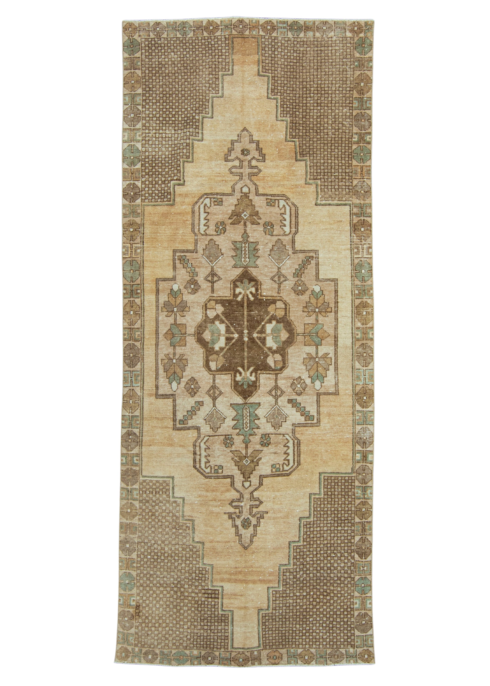 Turkish Vintage Rug 4'5" x 11'4" #20788