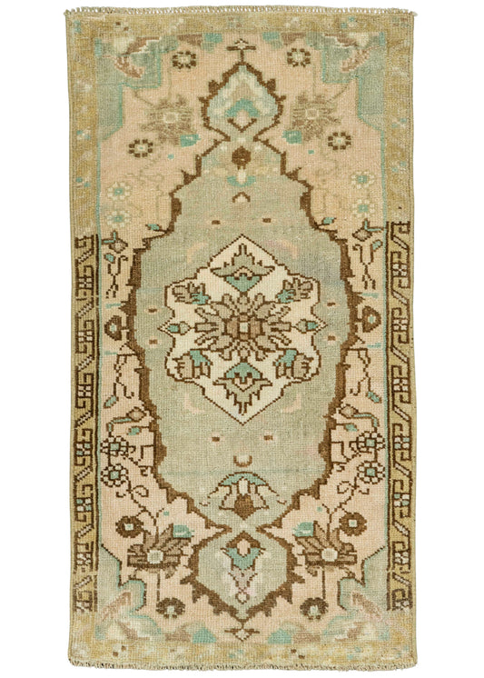 Turkish Yastik Rug  1'9" x  3'3" #22663
