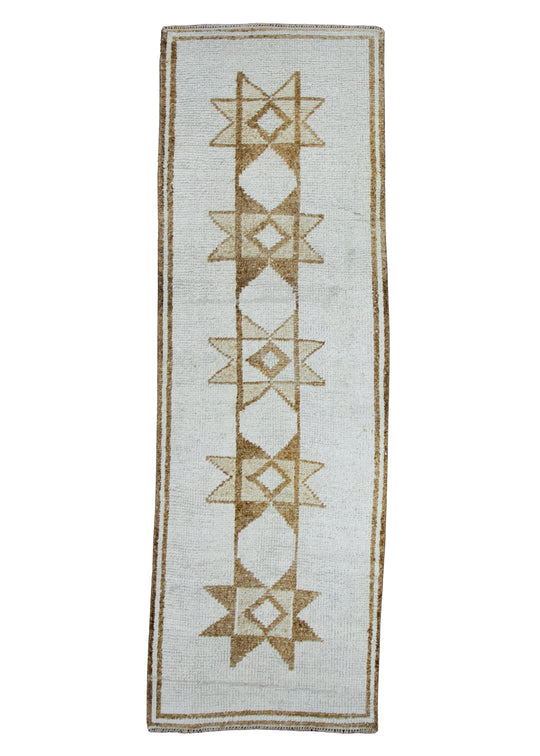 Turkish Vintage Runner Rug 3'3" x 10' #17802