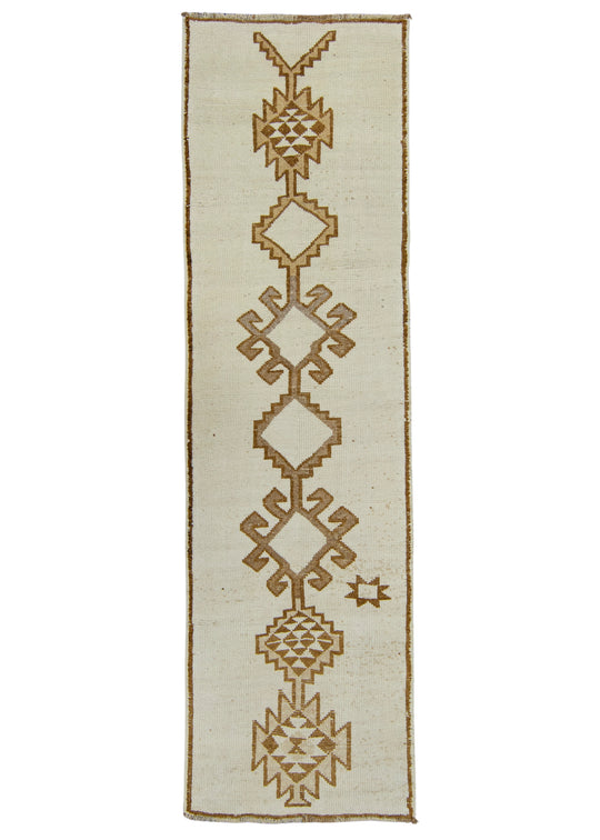 Turkish Vintage Runner Rug 3'3" x 11'5" #17074