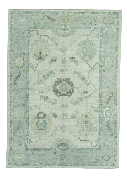 Turkish Oushak Rug 6'5" x 9' #19307