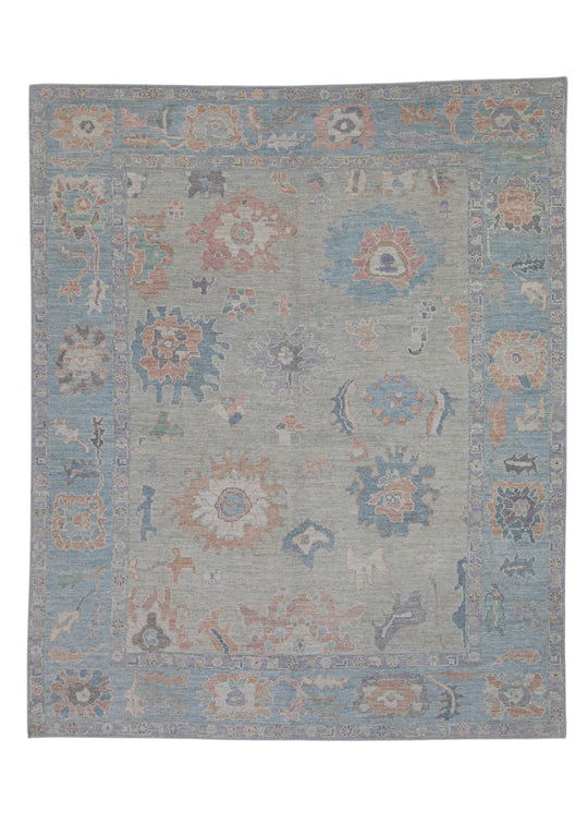 Turkish Oushak Rug 8'5" x 10'2" #16488