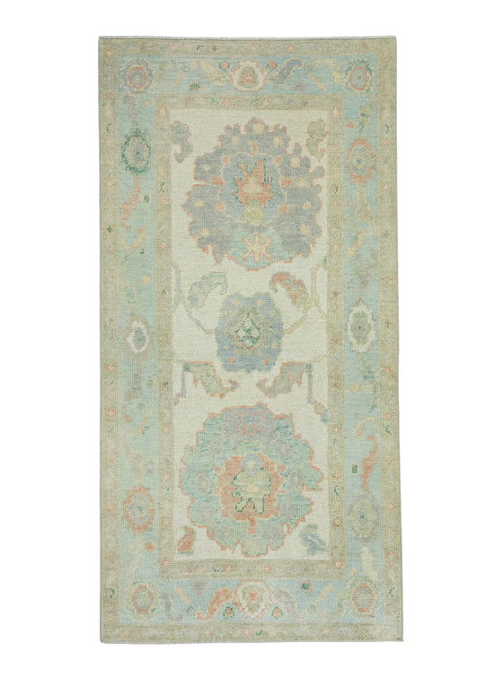 Turkish Oushak Rug 2'11" x 5'10" #17011
