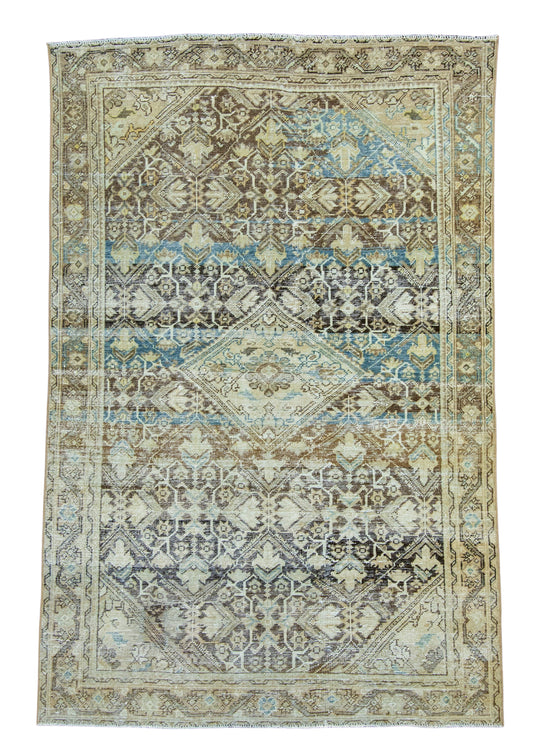 Turkish Vintage Rug 4'3" x 6'7" #17803