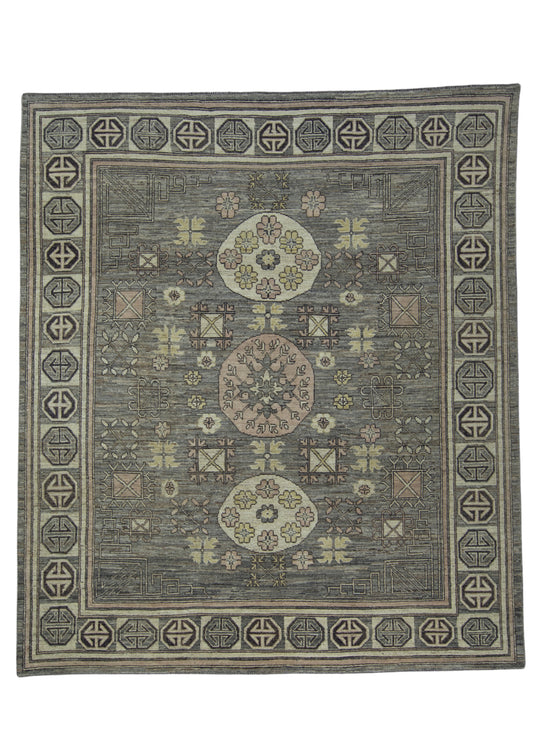 Handwoven Oushak Rug 8'9" x 10'2" #17502