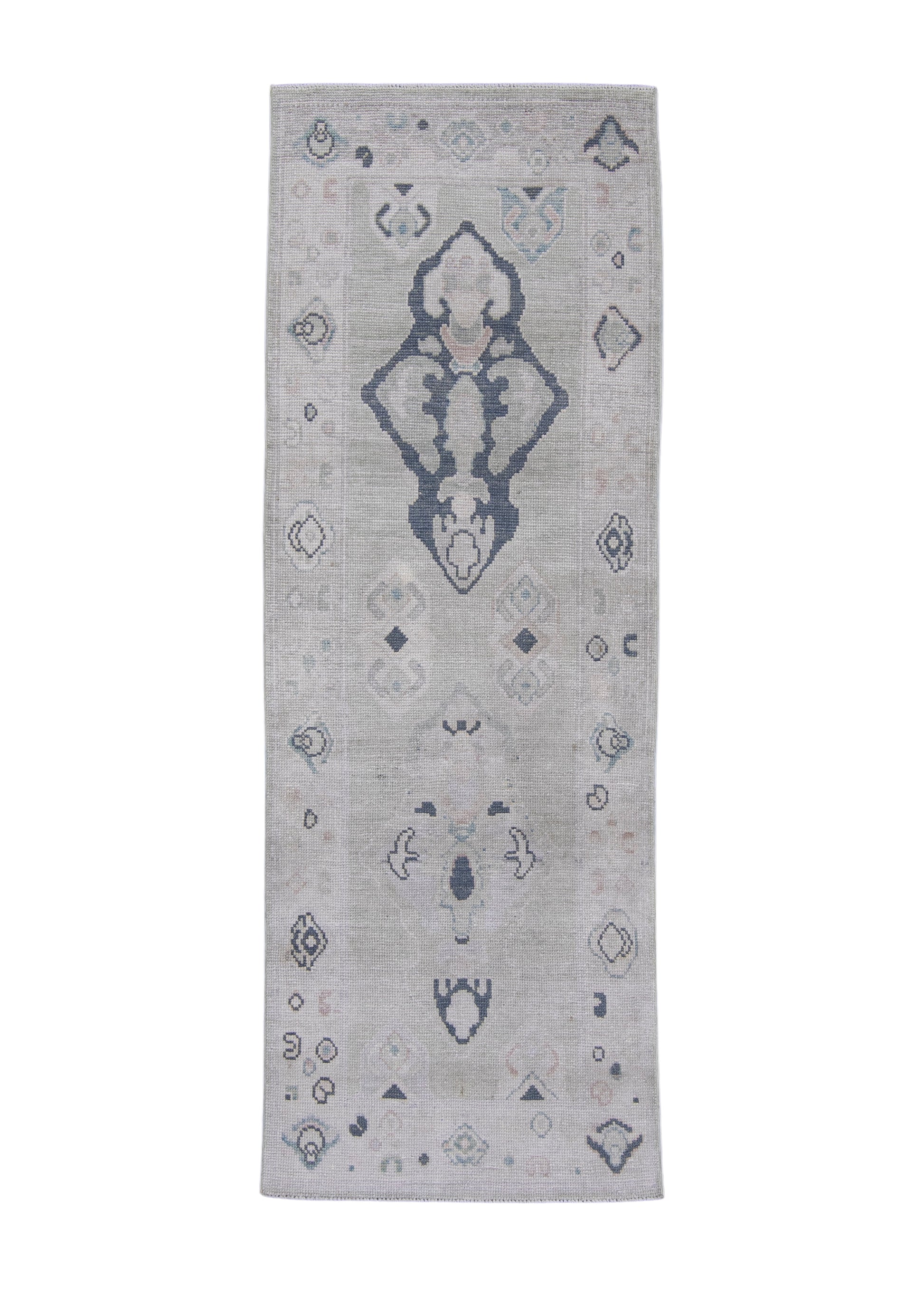 Turkish Oushak Rug 2'9" x 7'7" #16927