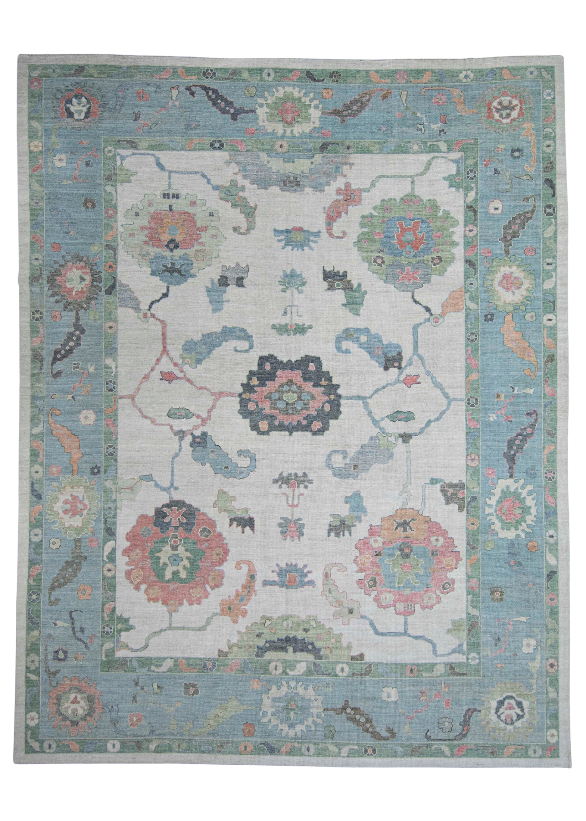 Turkish Oushak Rug 12'2" x 15'7" #20298