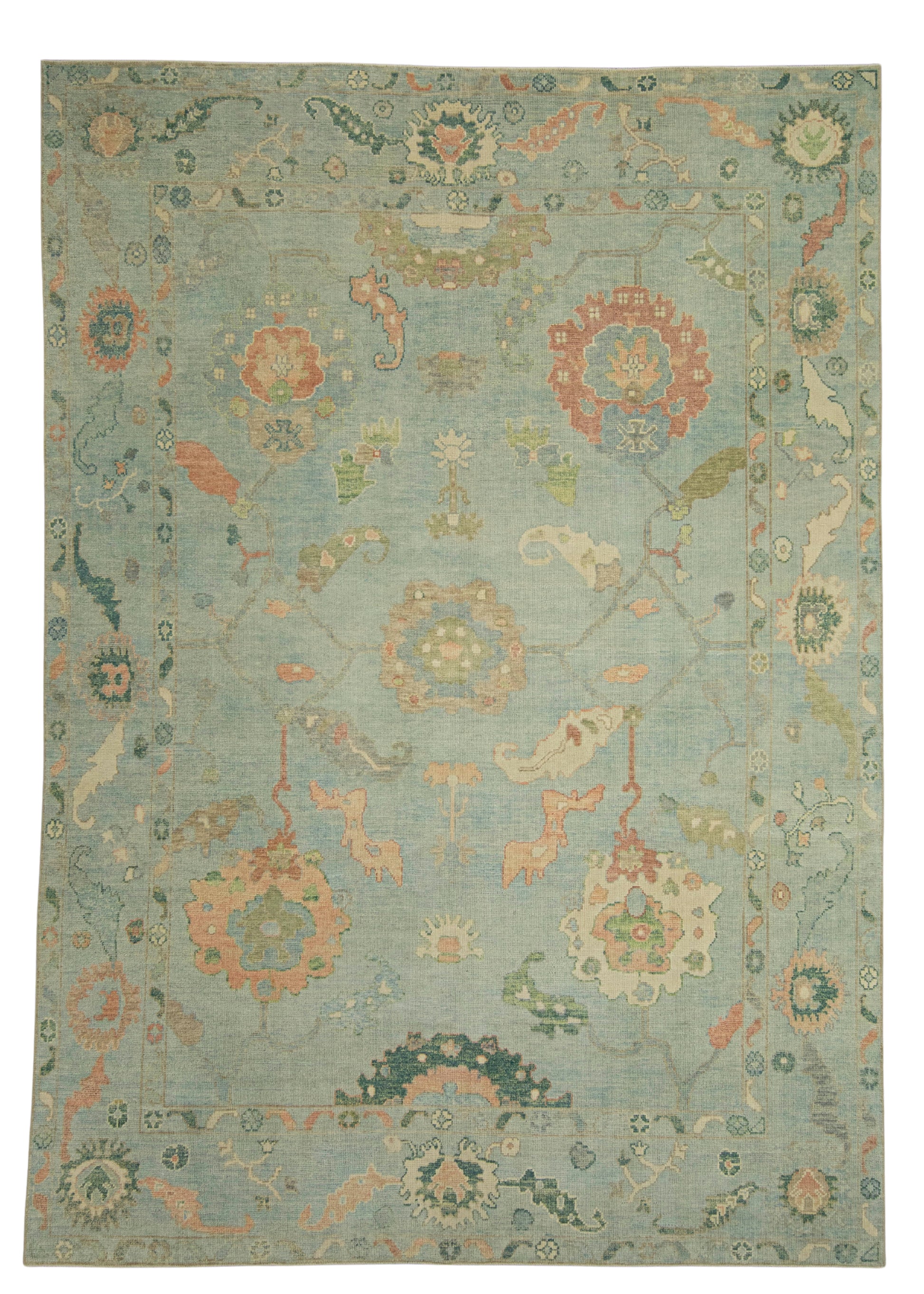 Turkish Oushak Rug 8'8" x 12'3" #22193