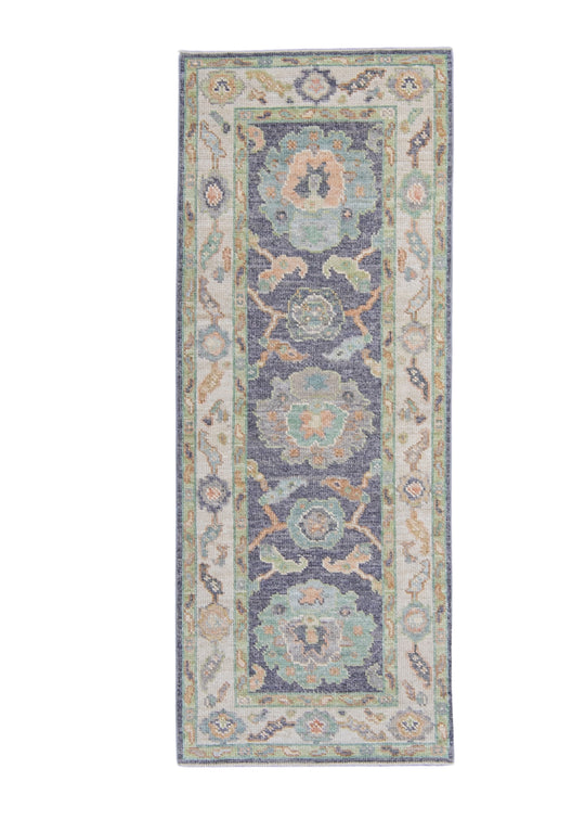 Turkish Oushak Rug 2'4" x 6' #16120