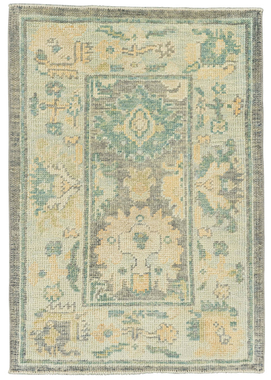 Turkish Oushak Rug 2'3" x 3'1" #22189