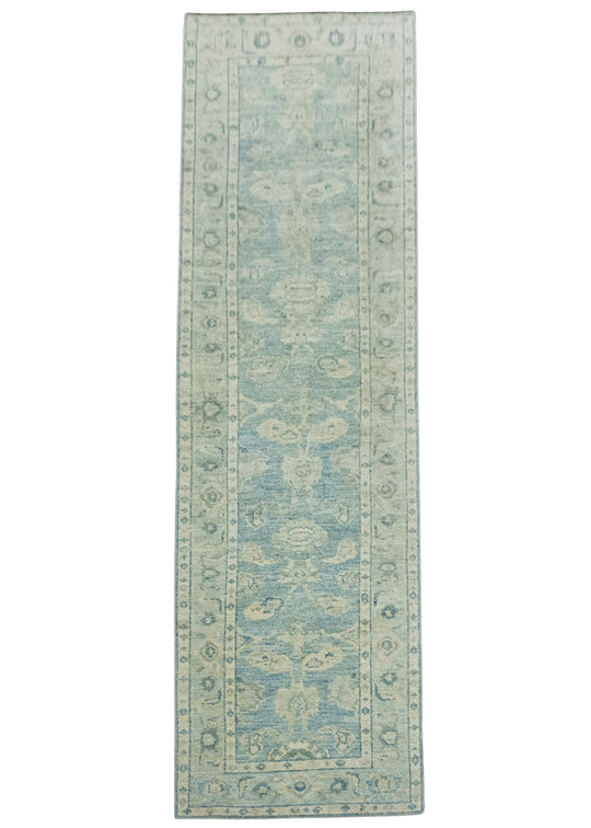 Turkish Oushak Runner Rug 2'10" x 11'10" #17808