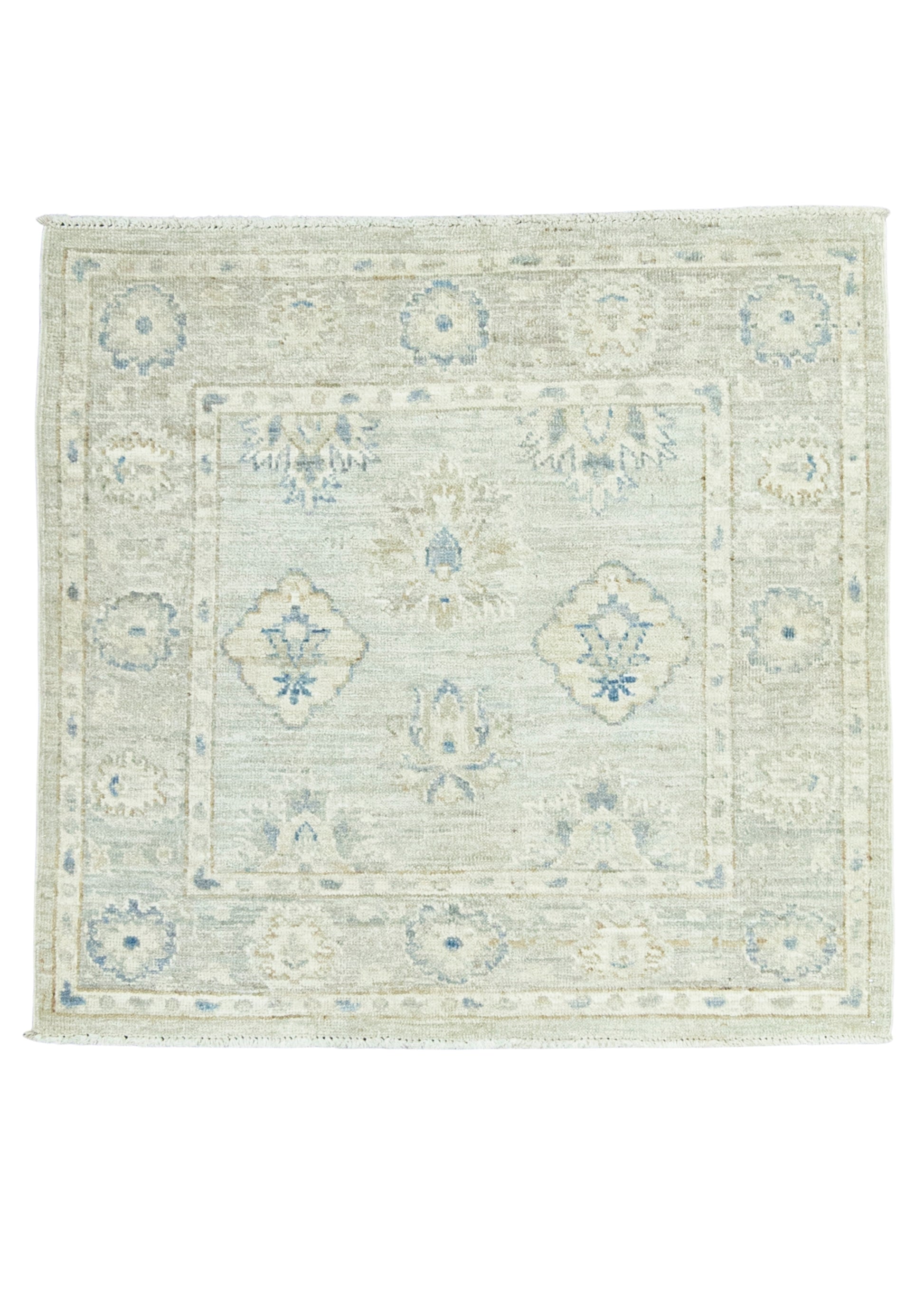 Oushak Square Rug 3'2"x 3'1" #22732