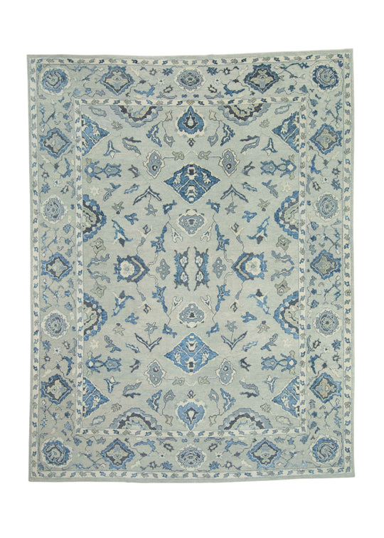 Turkish Oushak Rug 12'6" x 16'4" #18504