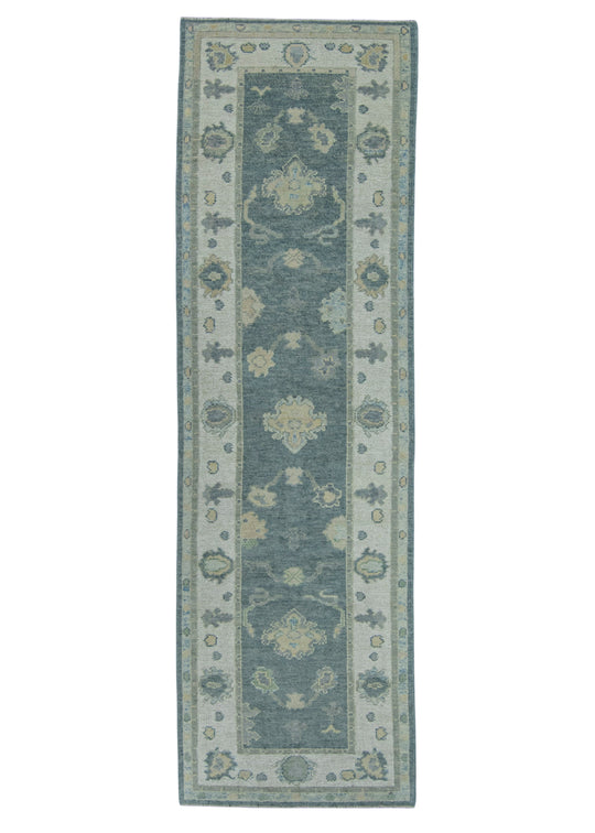 Turkish Oushak Rug 3'1" x 10'2" #19186