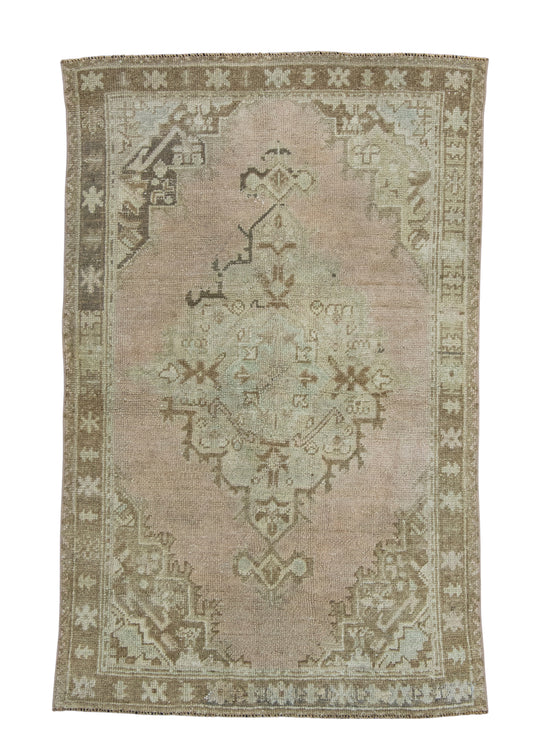 Turkish Vintage Rug 3'8" x 5'10" #17110