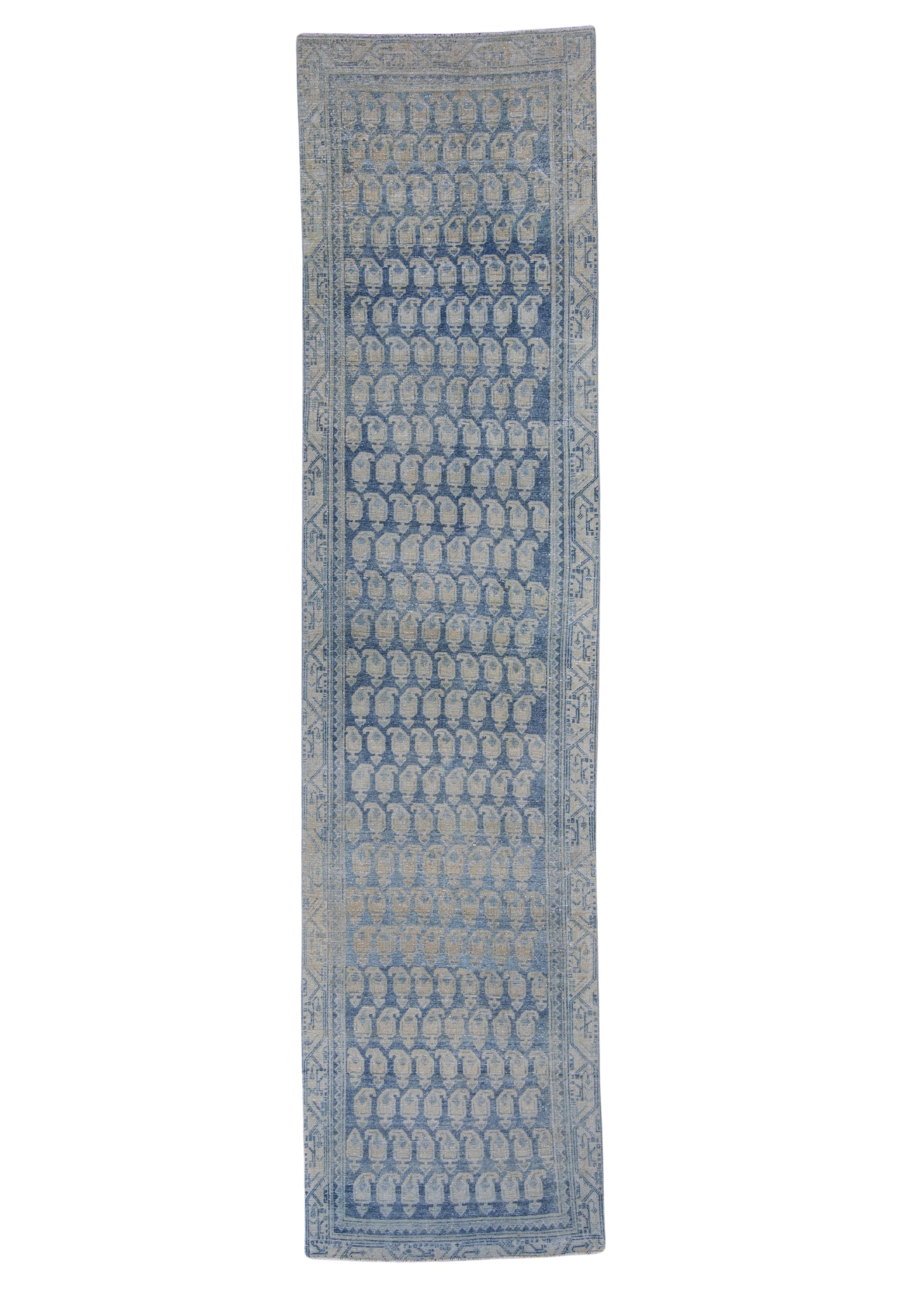 Turkish Vintage Anatolian Runner Rug 3'1" x 12'7" #16909