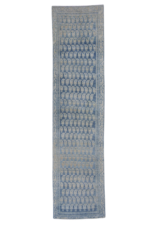 Turkish Vintage Anatolian Runner Rug 3'1" x 12'7" #16909