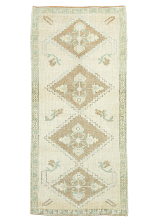 Turkish Vintage Rug 2'6" x 5'3" #20842