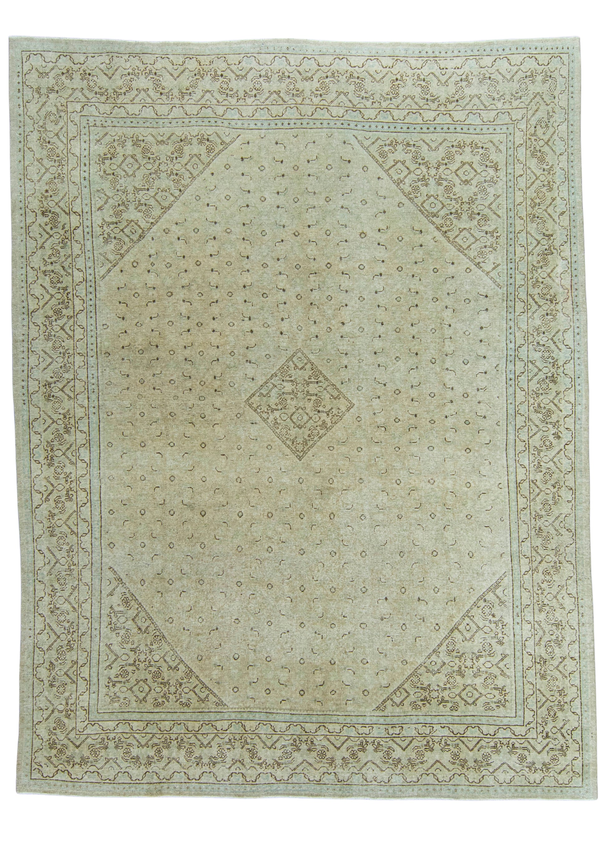 Turkish Vintage Rug 9'7" x 12'8" #20542