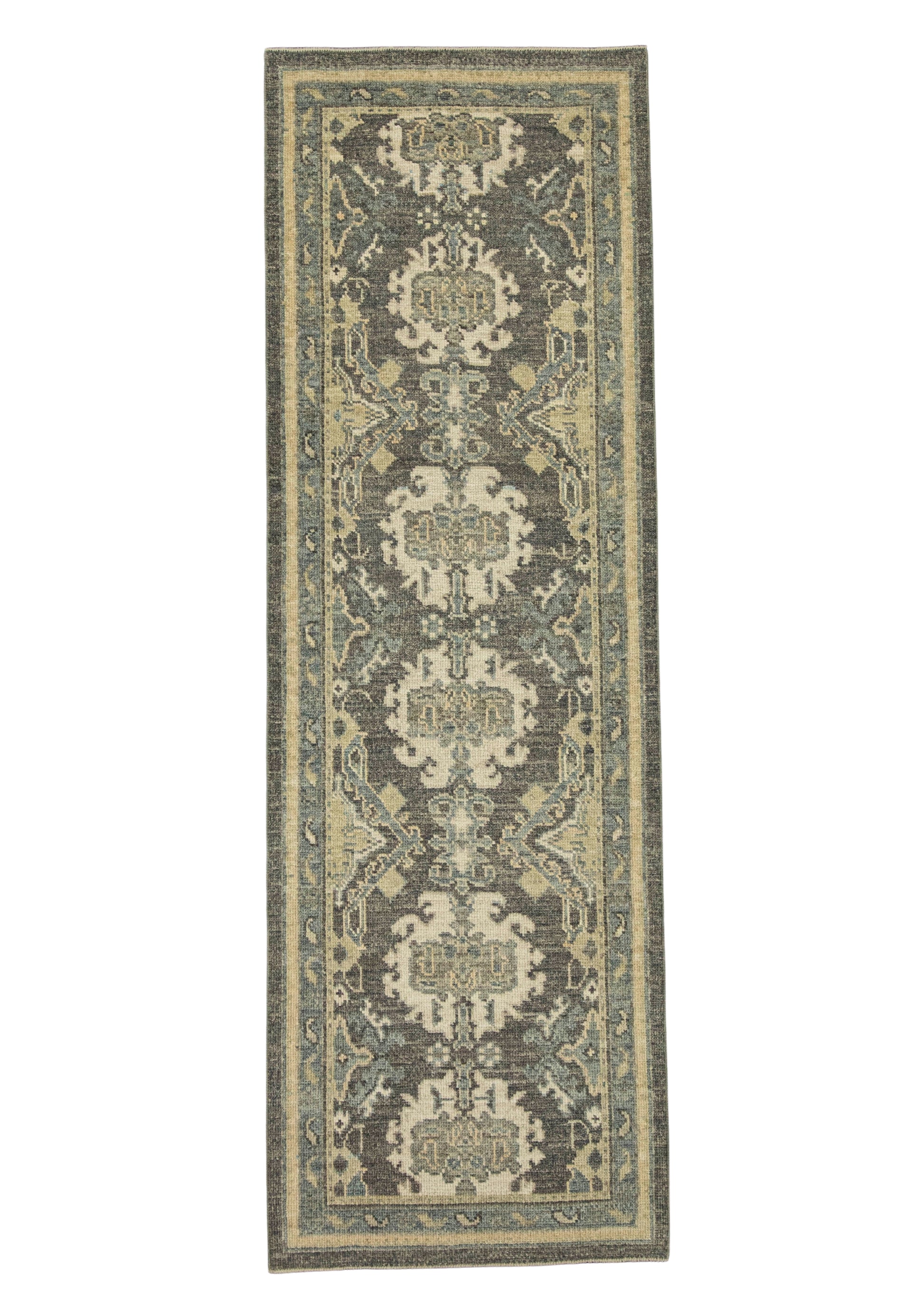 Turkish Oushak Rug 2'10" x 8'7" #20205
