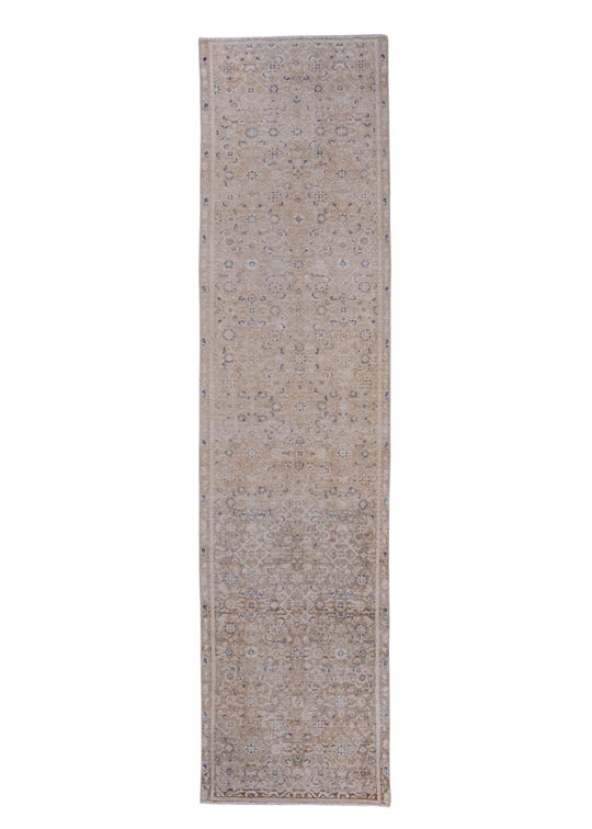 Turkish Vintage Anatolian Runner Rug 2'11" x 11'8" #7000