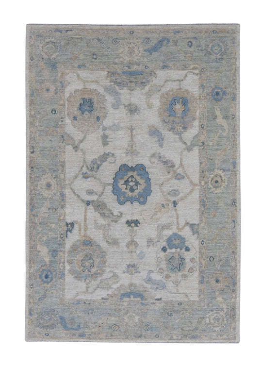 Turkish Oushak Rug 4'11" x 7'3" #16443