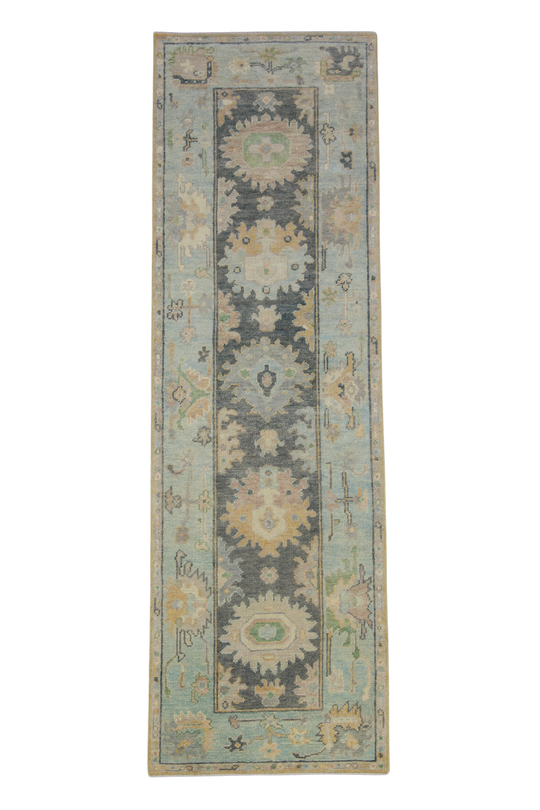 Turkish Oushak Rug 2'10" x 8'11" #12098