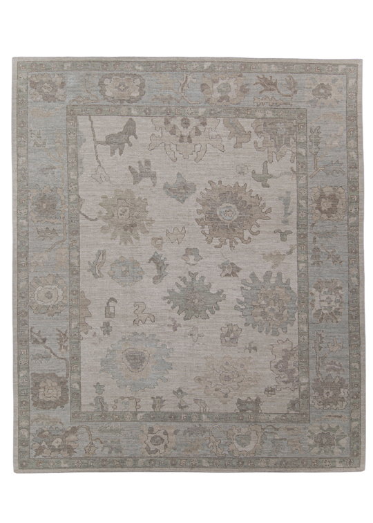 Turkish Oushak Rug 8'6" x 10'3" #11653