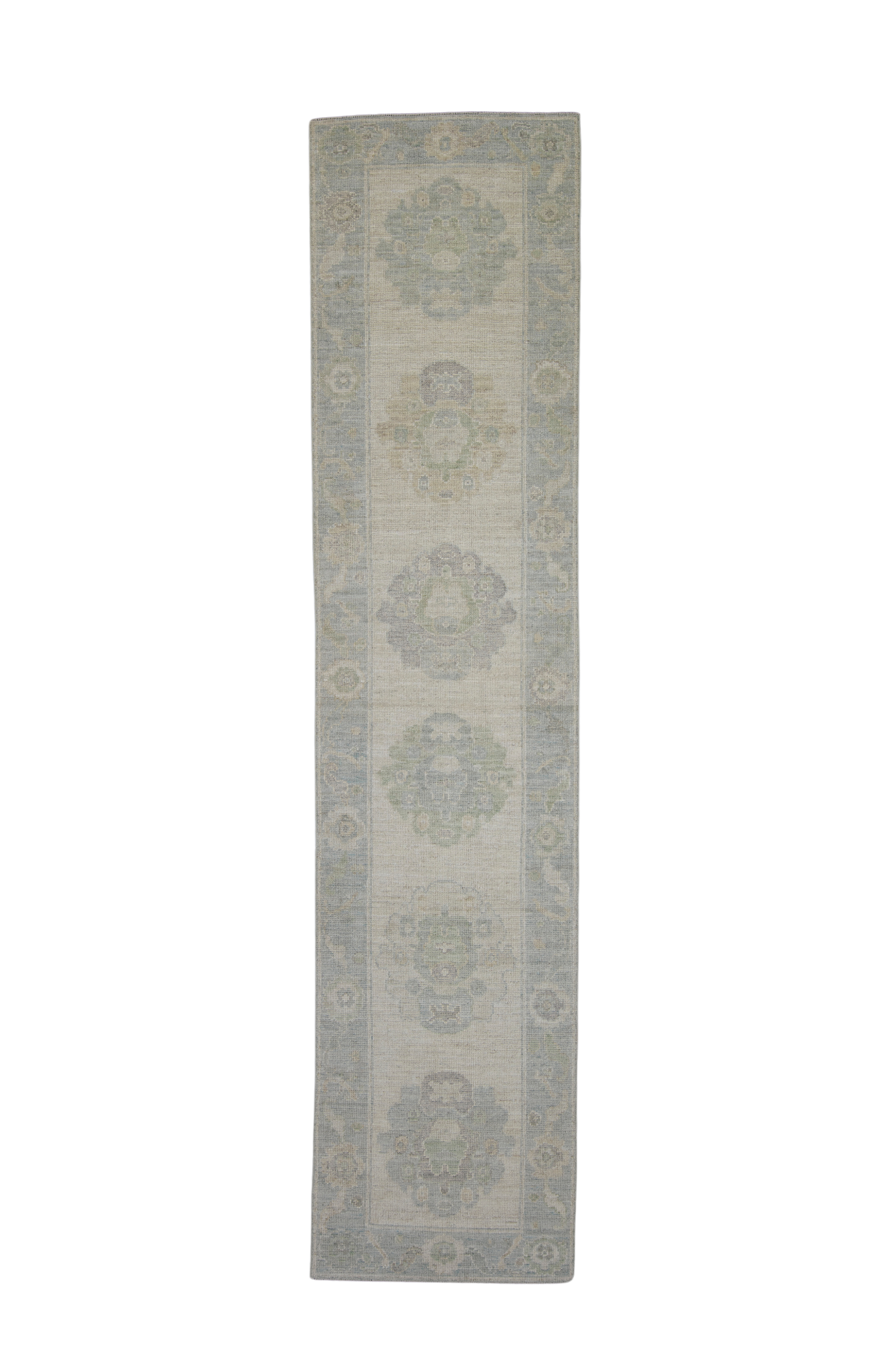 Turkish Oushak Rug 2'9" x 12'1" #11647
