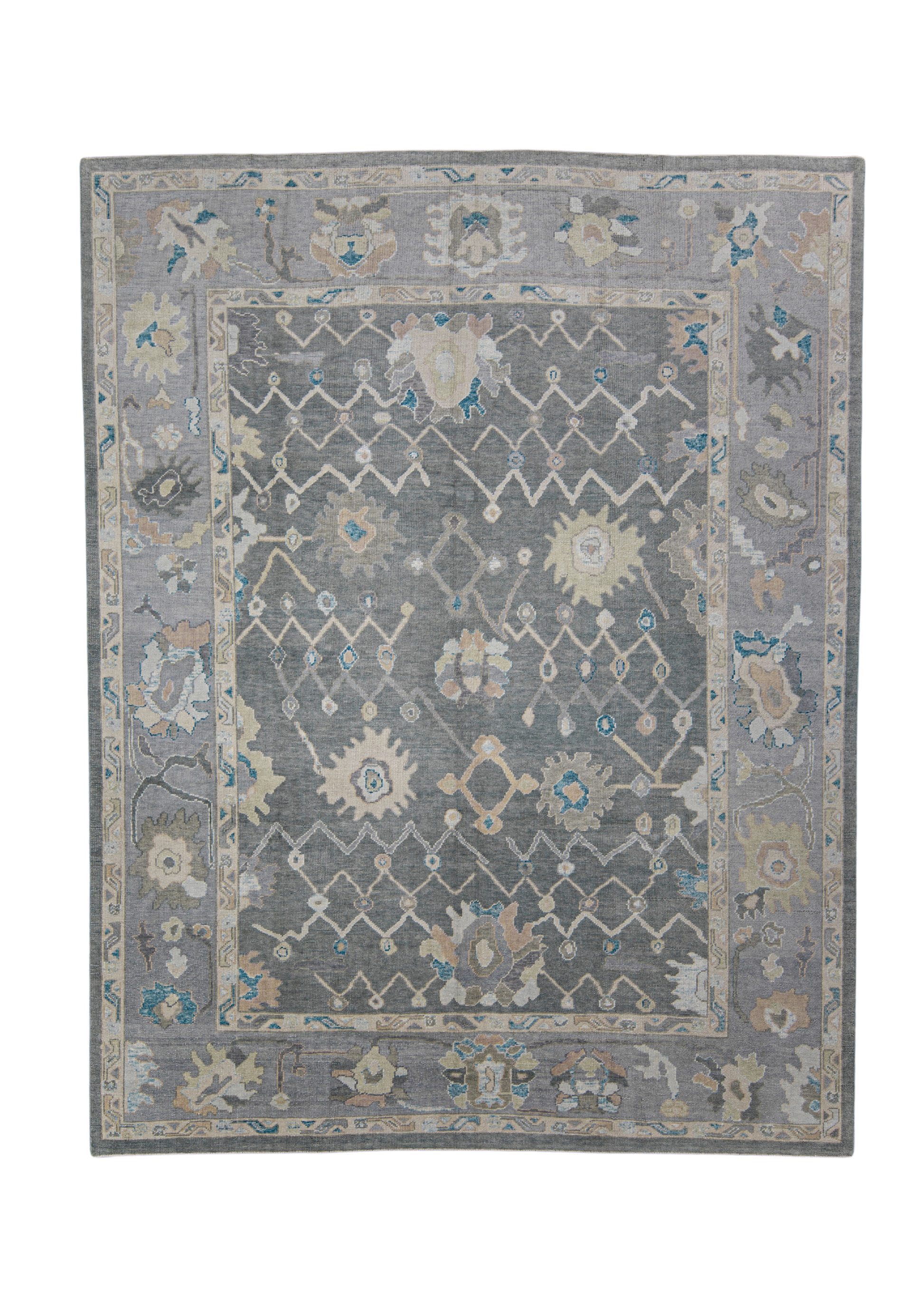 Turkish Oushak Rug 8'11" x 11'8" #12119