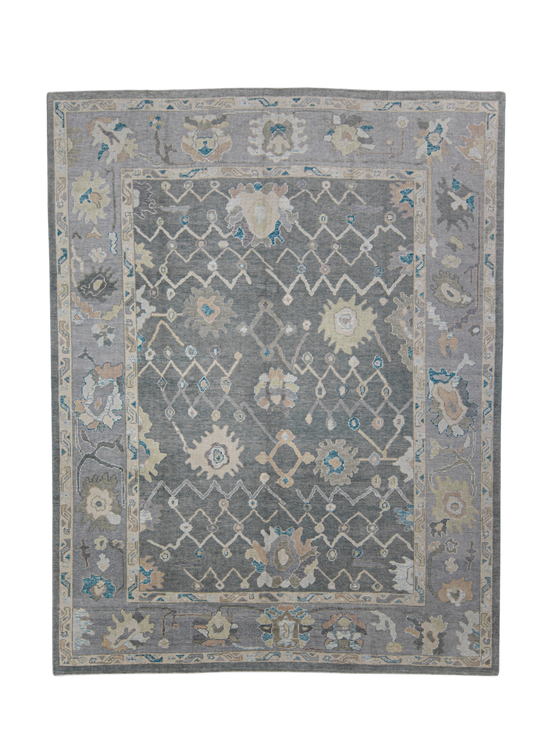 Turkish Oushak Rug 8'11" x 11'8" #12119