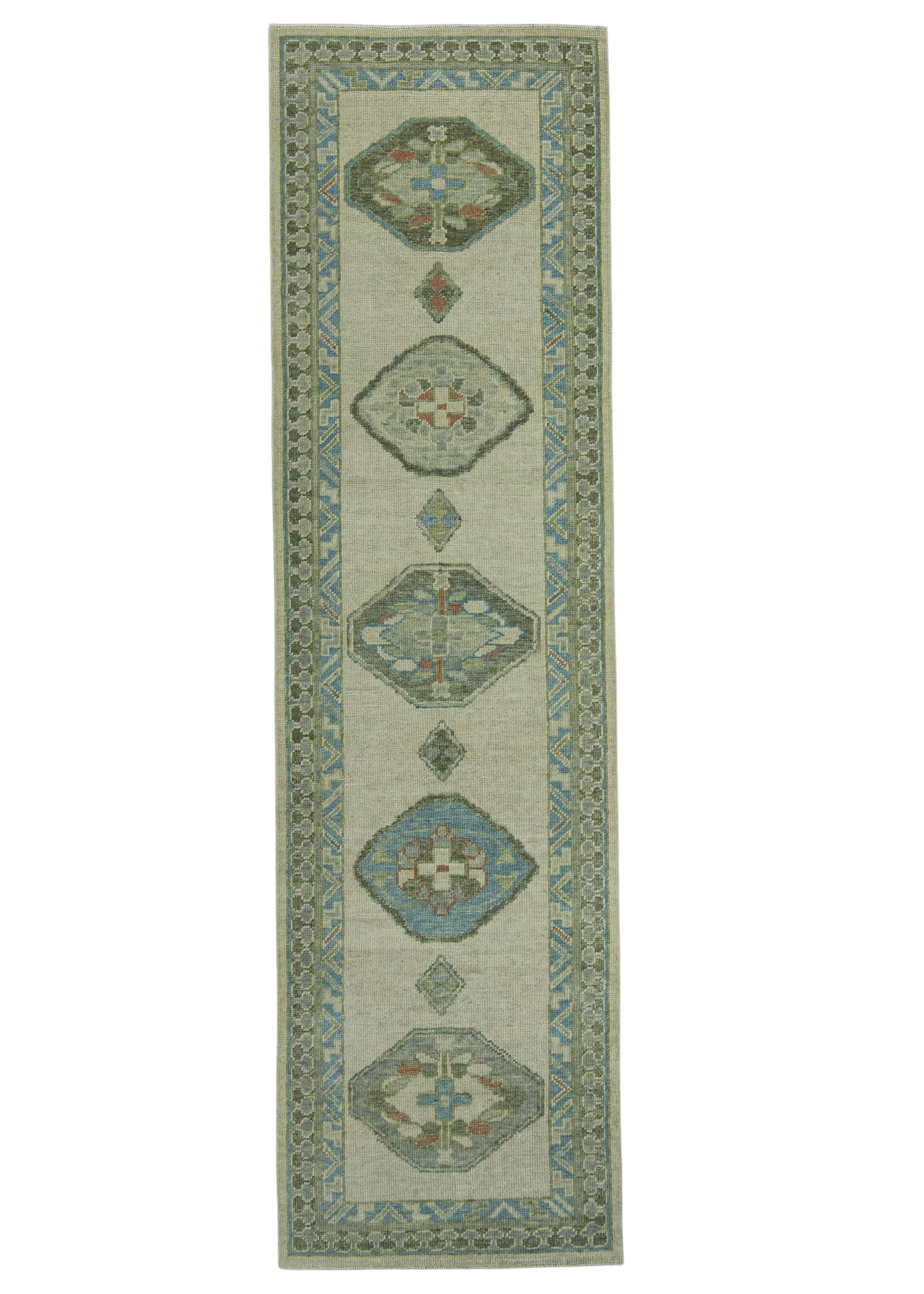 Turkish Oushak Rug 2'9" x 9'11" #19224