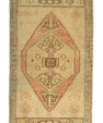 Turkish Mini Rug Oriental Hand Knotted Vintage Rug  1'10" x  3' #22018
