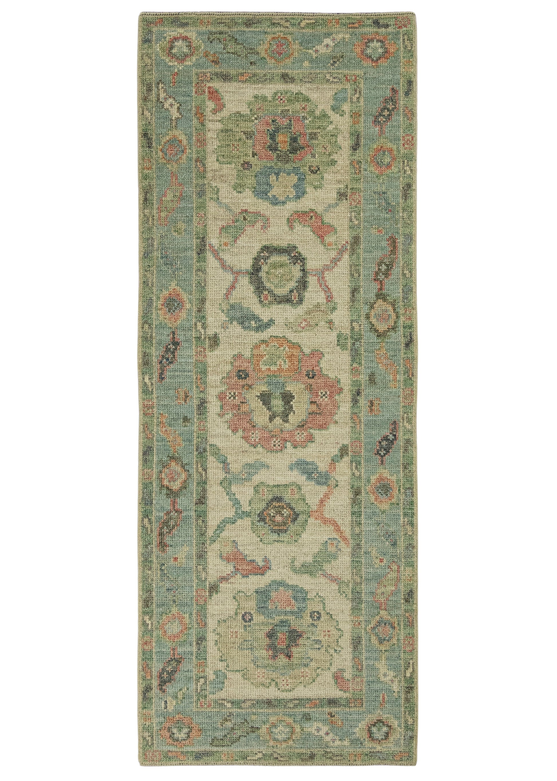Turkish Oushak Rug 2'3" x 6'1" #20202