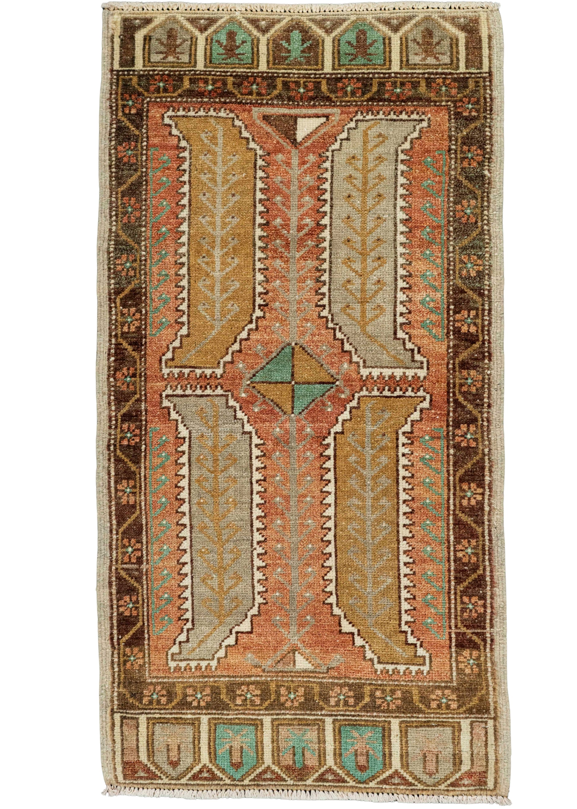 Turkish Yastik Rug  1'8" x  3'2" #22535