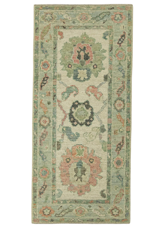 Turkish Oushak Rug 2'3" x 4'11" #20261