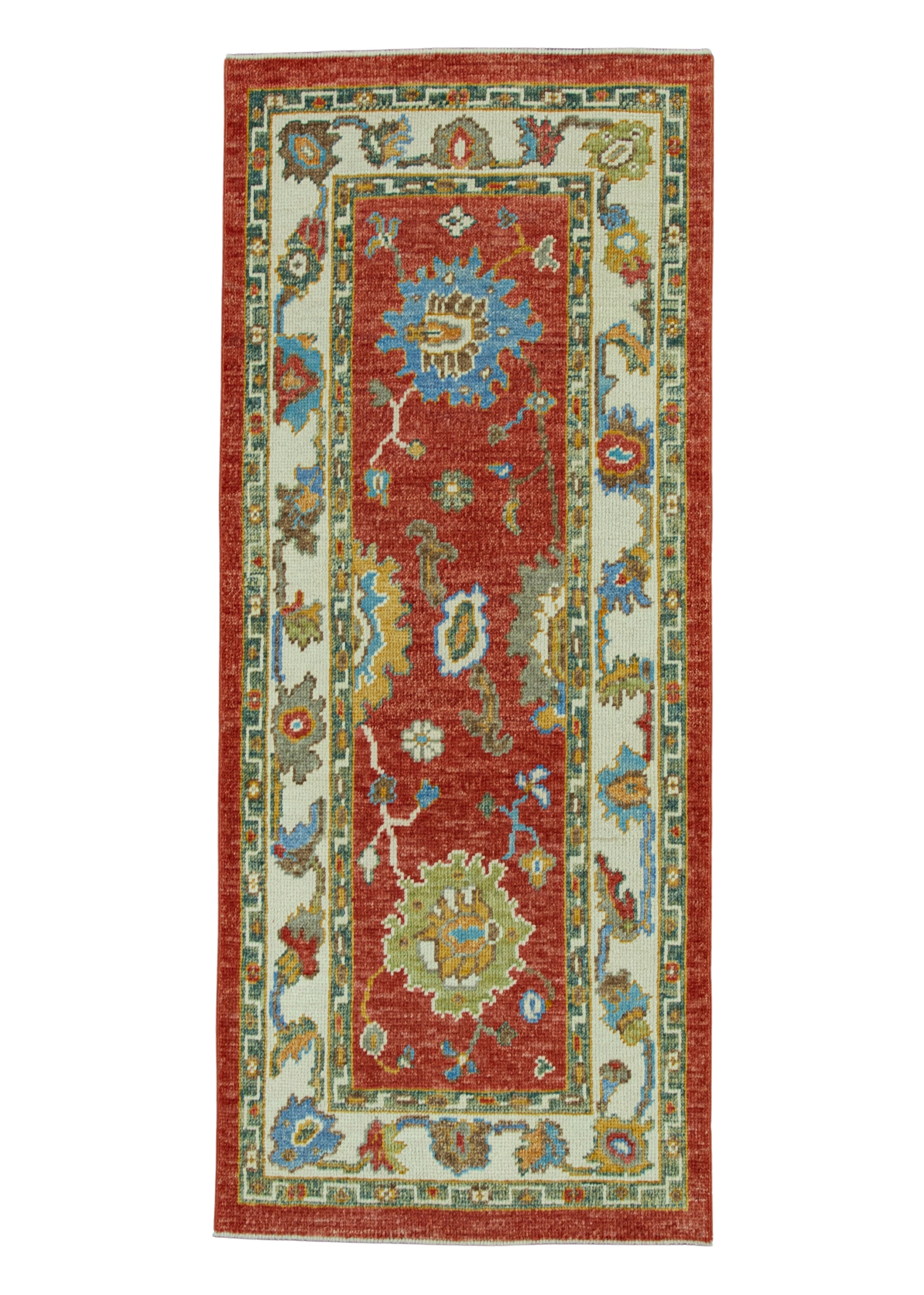Turkish Oushak Rug 2'7" x 6'2" #19523