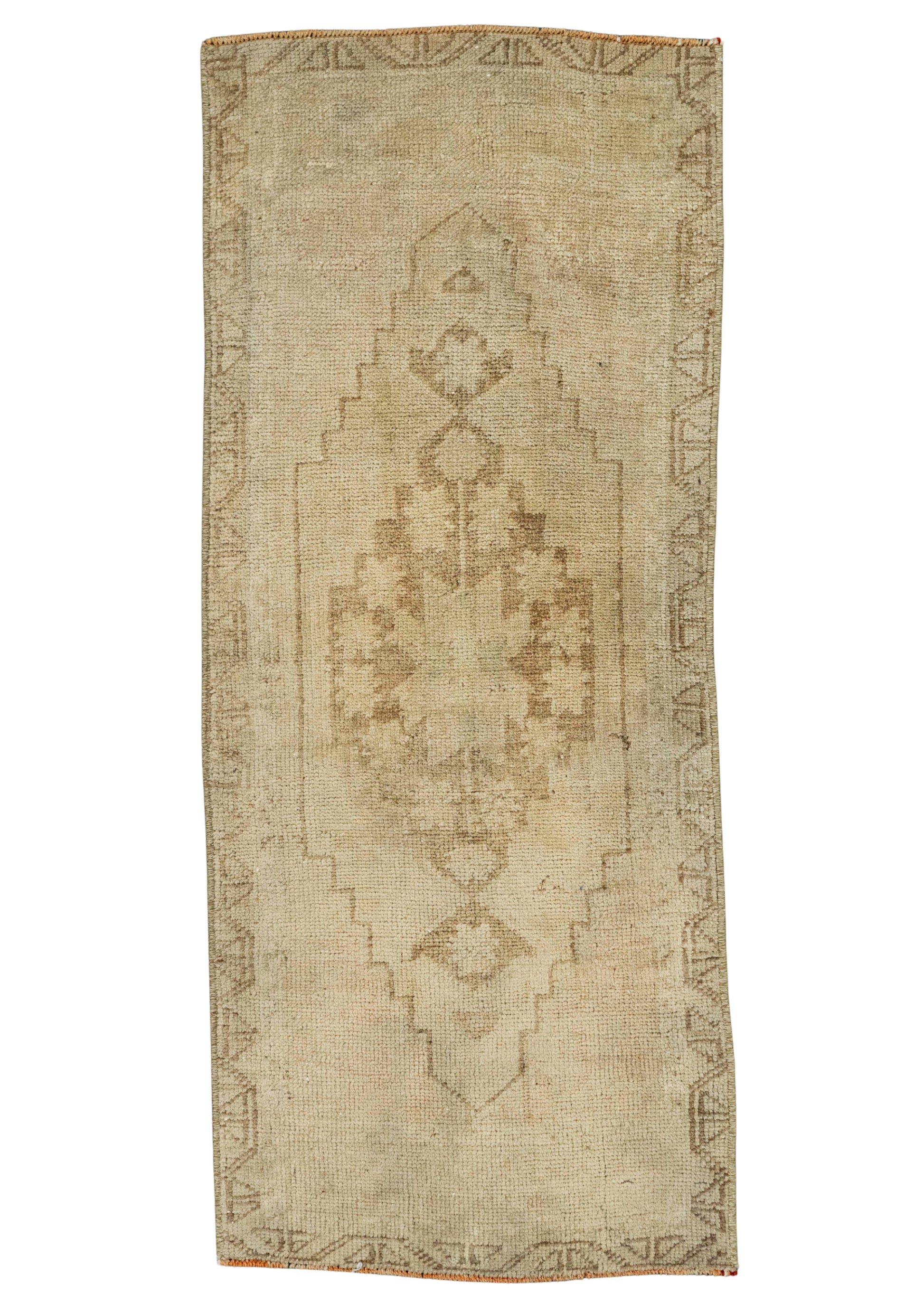 Turkish Mini Rug Oriental Hand Knotted Vintage Rug  1'5" x  3'5" #22056
