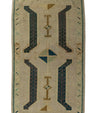 Turkish Mini Rug Oriental Hand Knotted Vintage Rug 1'11" x 3'2" #21211