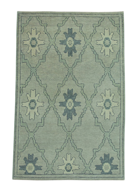 Turkish Oushak Rug 3'11"x 5'11" #19106