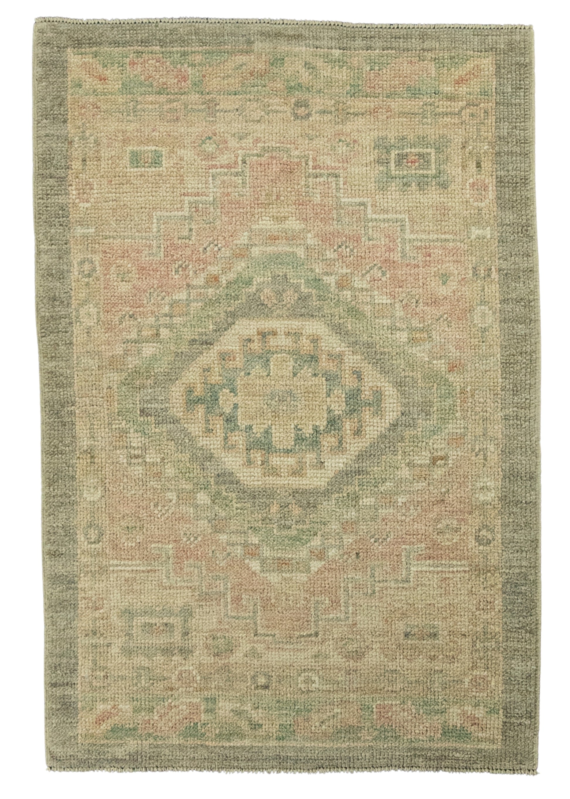 Turkish Oushak Rug 2'6" x 3'8" #20210