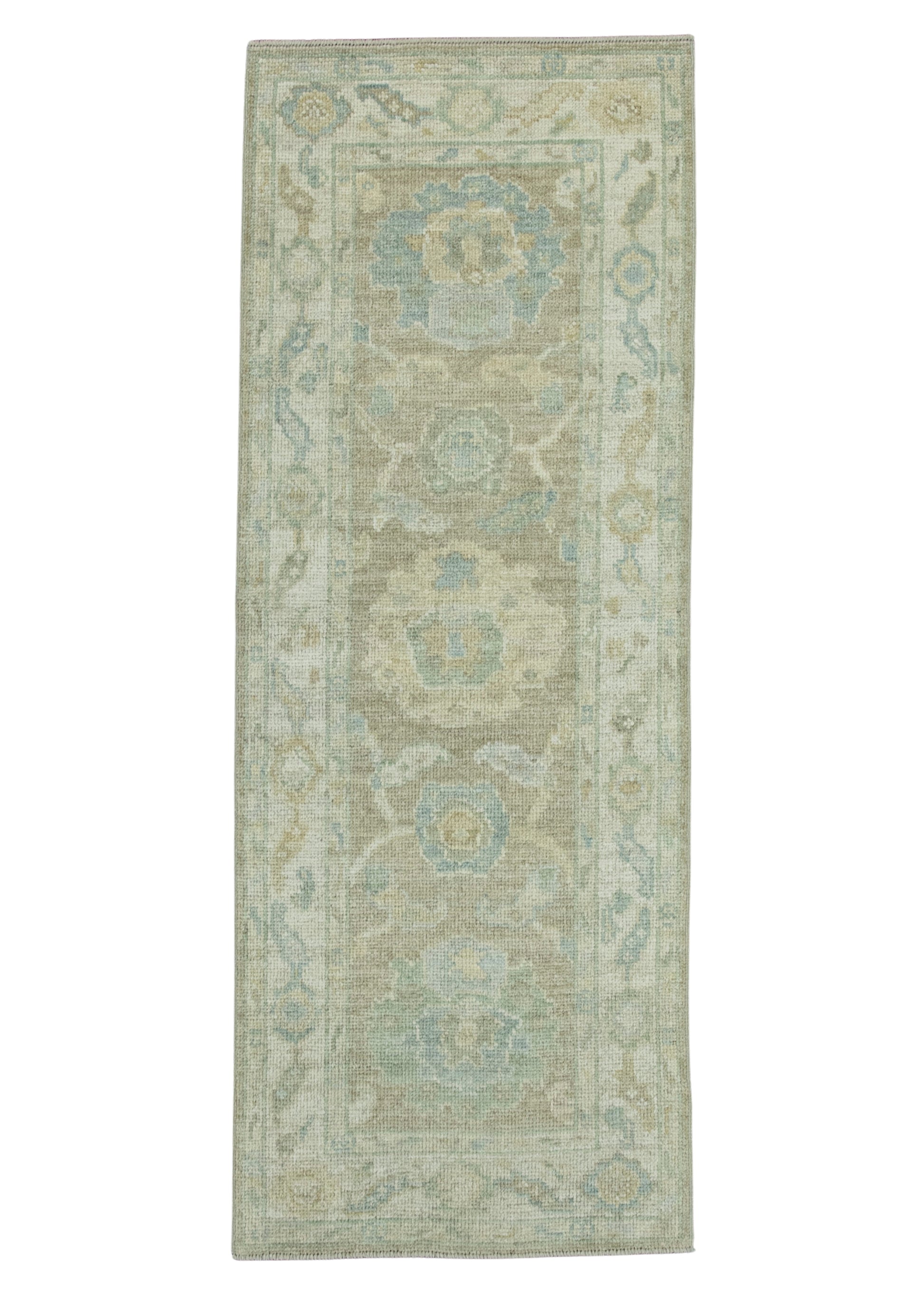 Turkish Oushak Rug 2'3"x 6' #19267