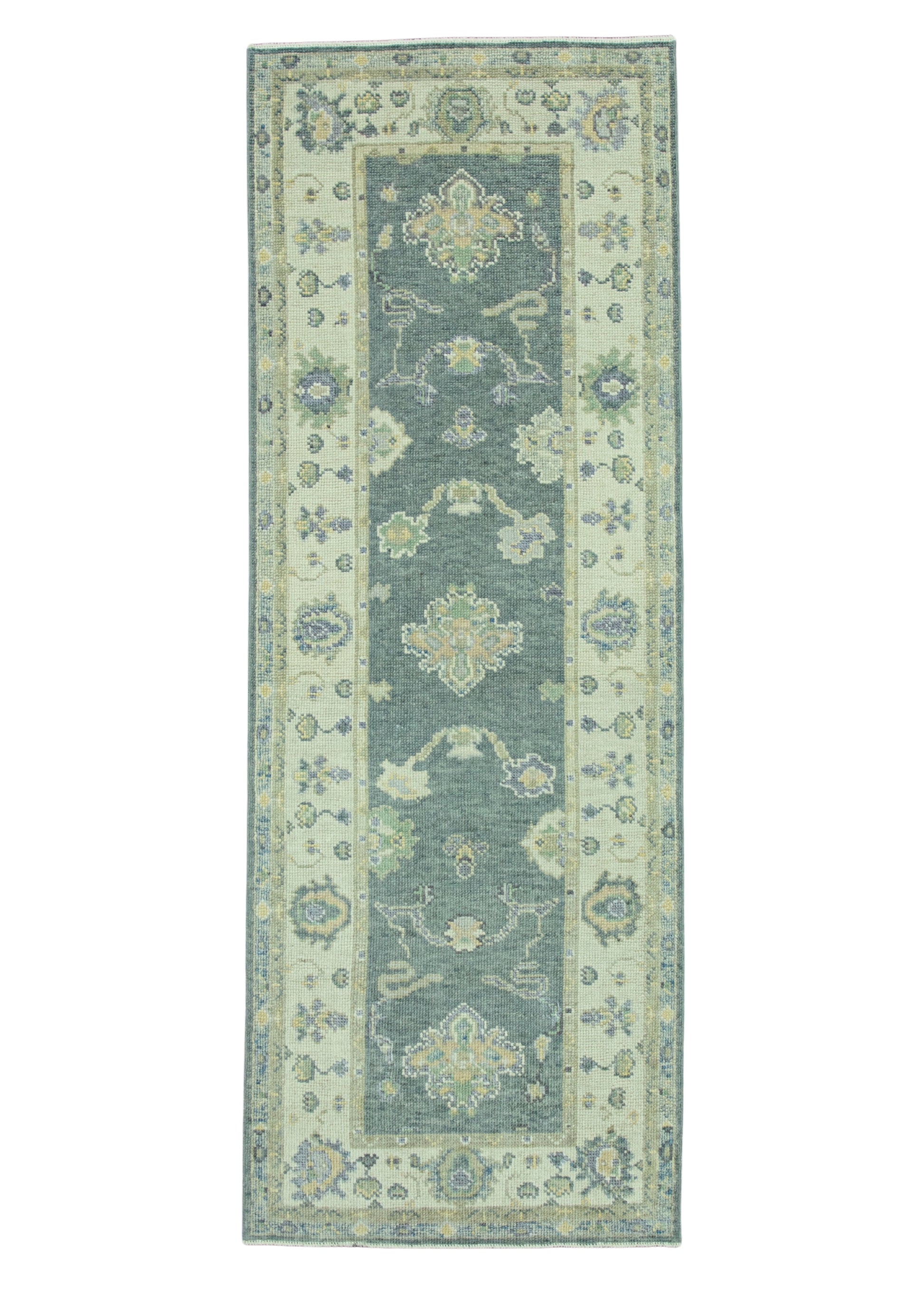 Turkish Oushak Rug 2'9" x 7'6" #19136