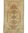 Turkish Mini Rug Oriental Hand Knotted Vintage Rug  1'8" x  3' #22113