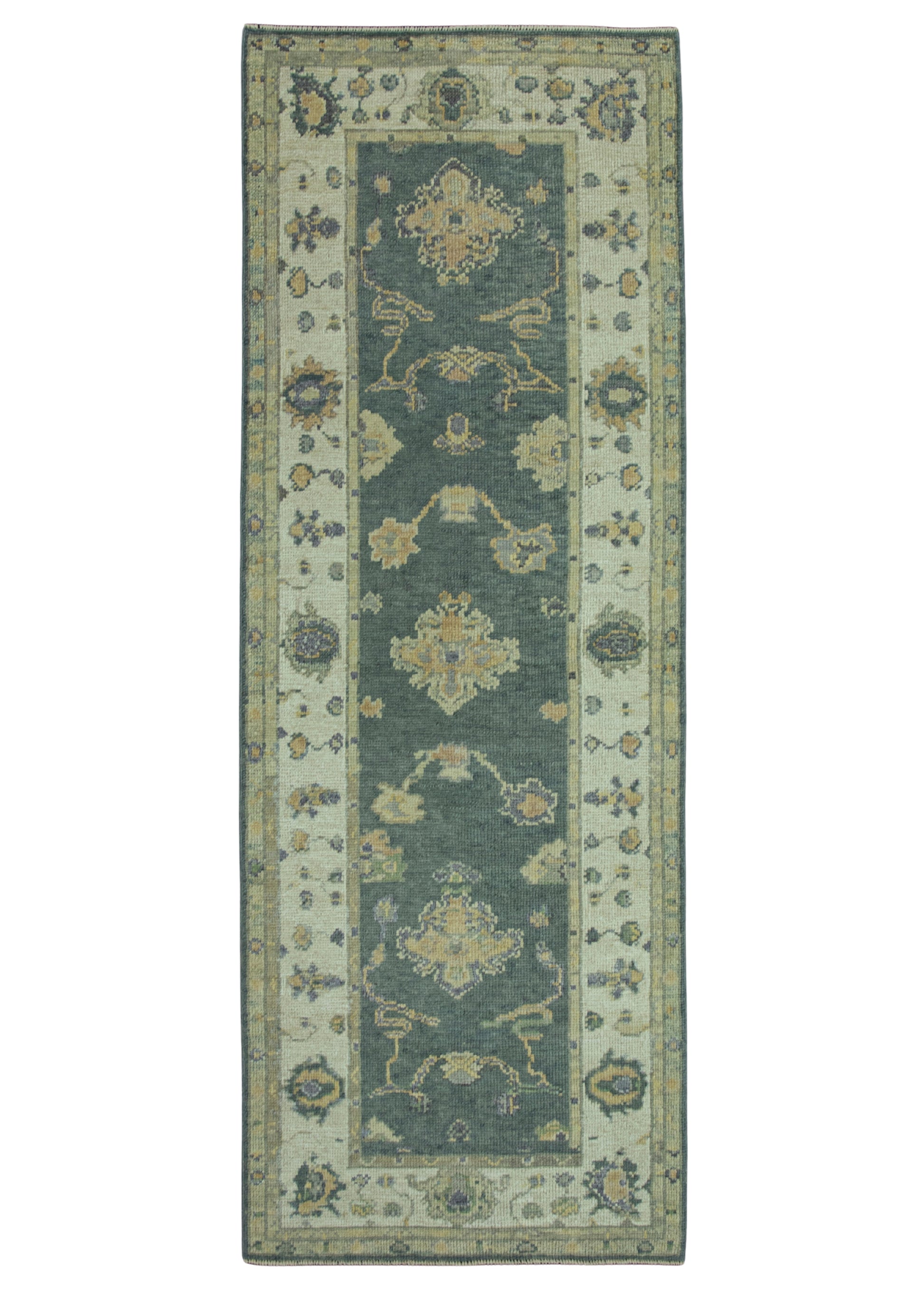 Turkish Oushak Rug 2'10" x 7'9" #19192