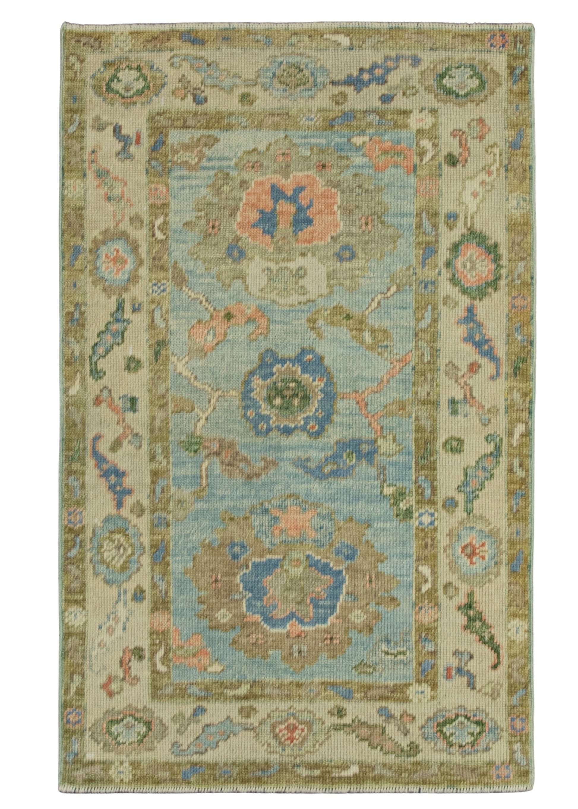 Turkish Oushak Rug 2'10"x 4'7" #20113